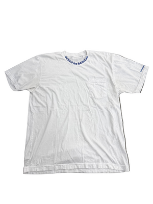 CHROME HEARTS BLUE COLLAR POCKET TEE