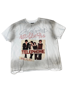 N’OUBLIE PAS WHITE TELEPHONE TEE