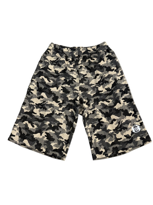 INTERNET RUINS THINGS GRID KNIT CAMO SHORTS
