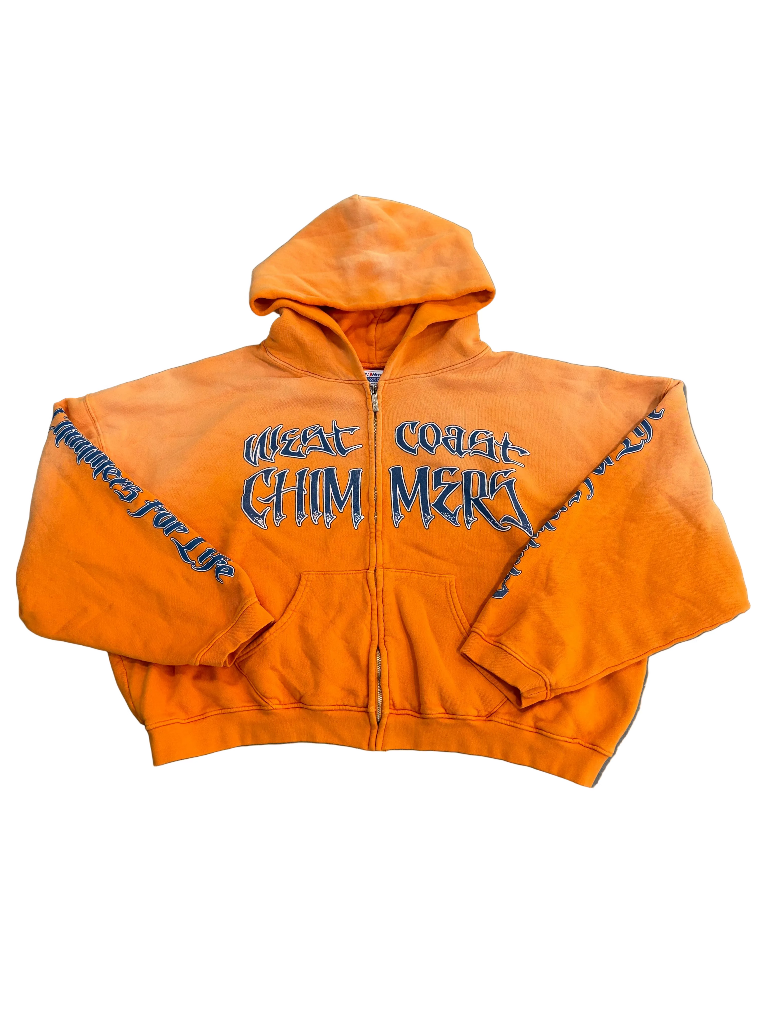 HAPPY MEMORIES DONT DIE HMDD WEST COAST CHIMMERS ZIP UP HOODIE