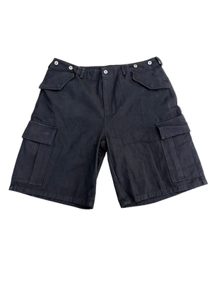 MOTE BLACK CARGO SHORTS