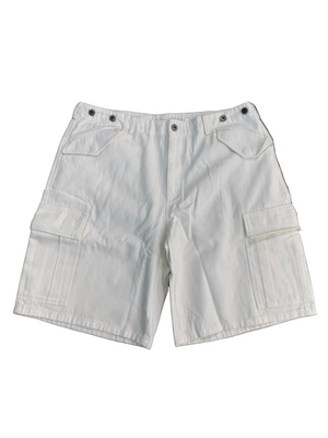 MOTE WHITE CARGO SHORTS