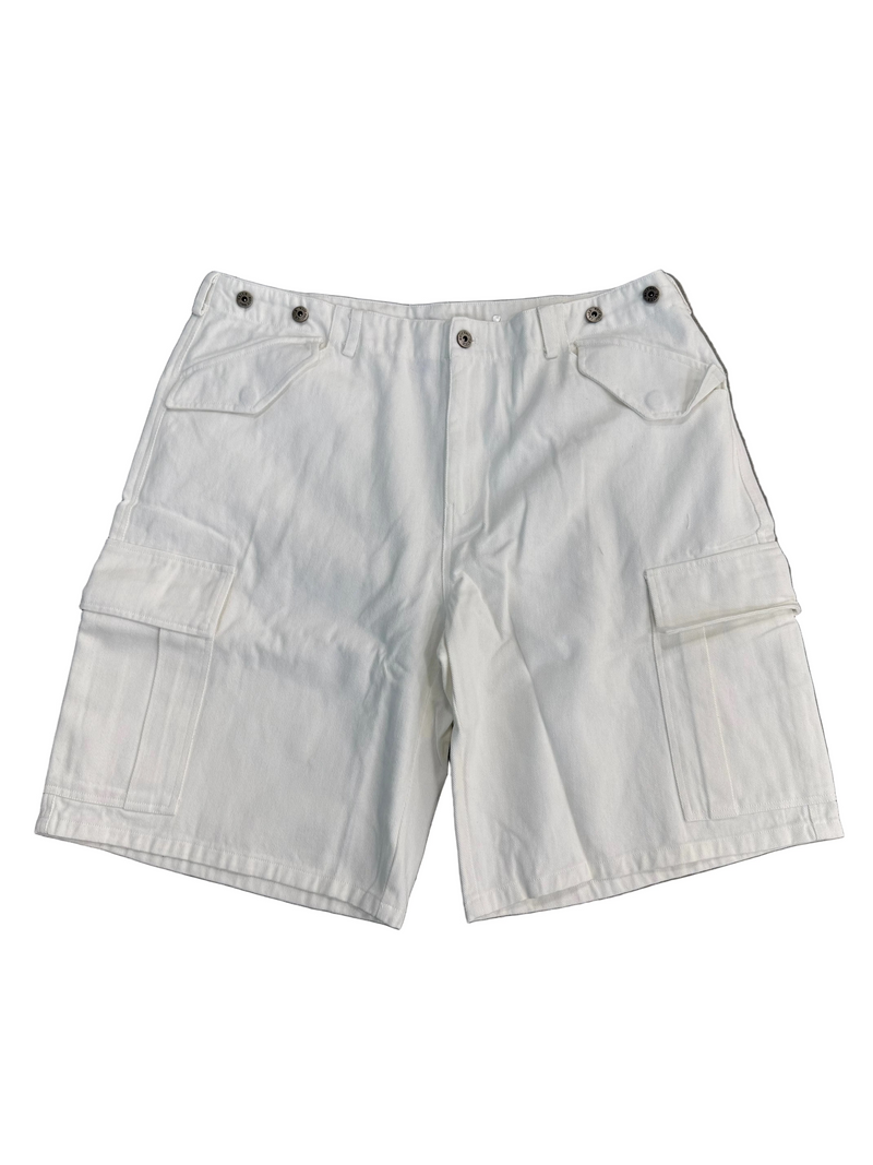 MOTE WHITE CARGO SHORTS