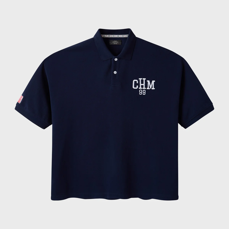 HAPPY MEMORIES DONT DIE HMDD GLO NAVY POLO