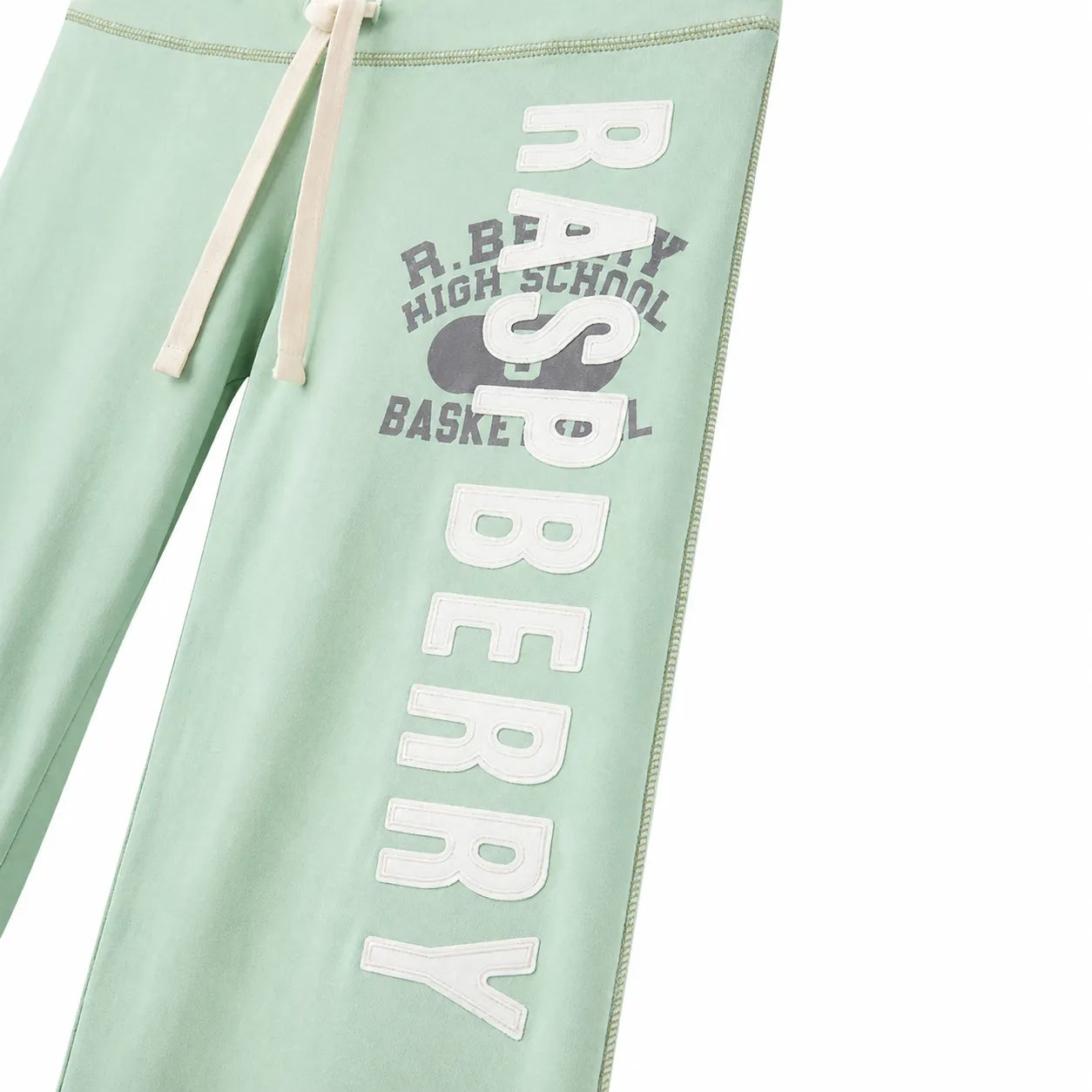 GOLD+VINTAGE GALLERY RASPBERRY HILLS SEAFOAM WOMENS SWEATPANTS