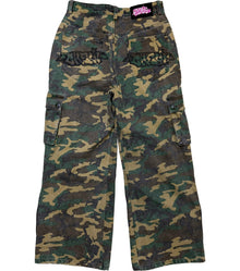 CHEW FOREVER WRATH RUBBER PATCH CARGO PANTS