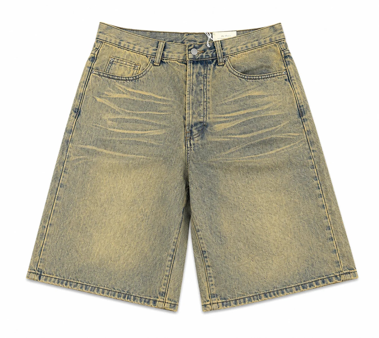 MNML BAGGY DUST STONE DENIM SHORTS