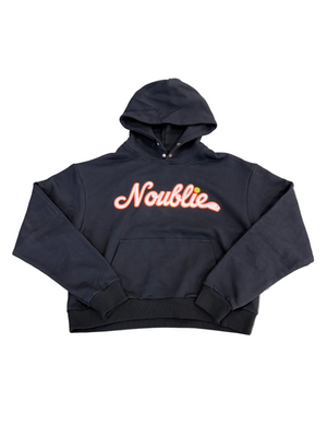 N’OUBLIE PAS EMBROIDERED LOGO HOODIE