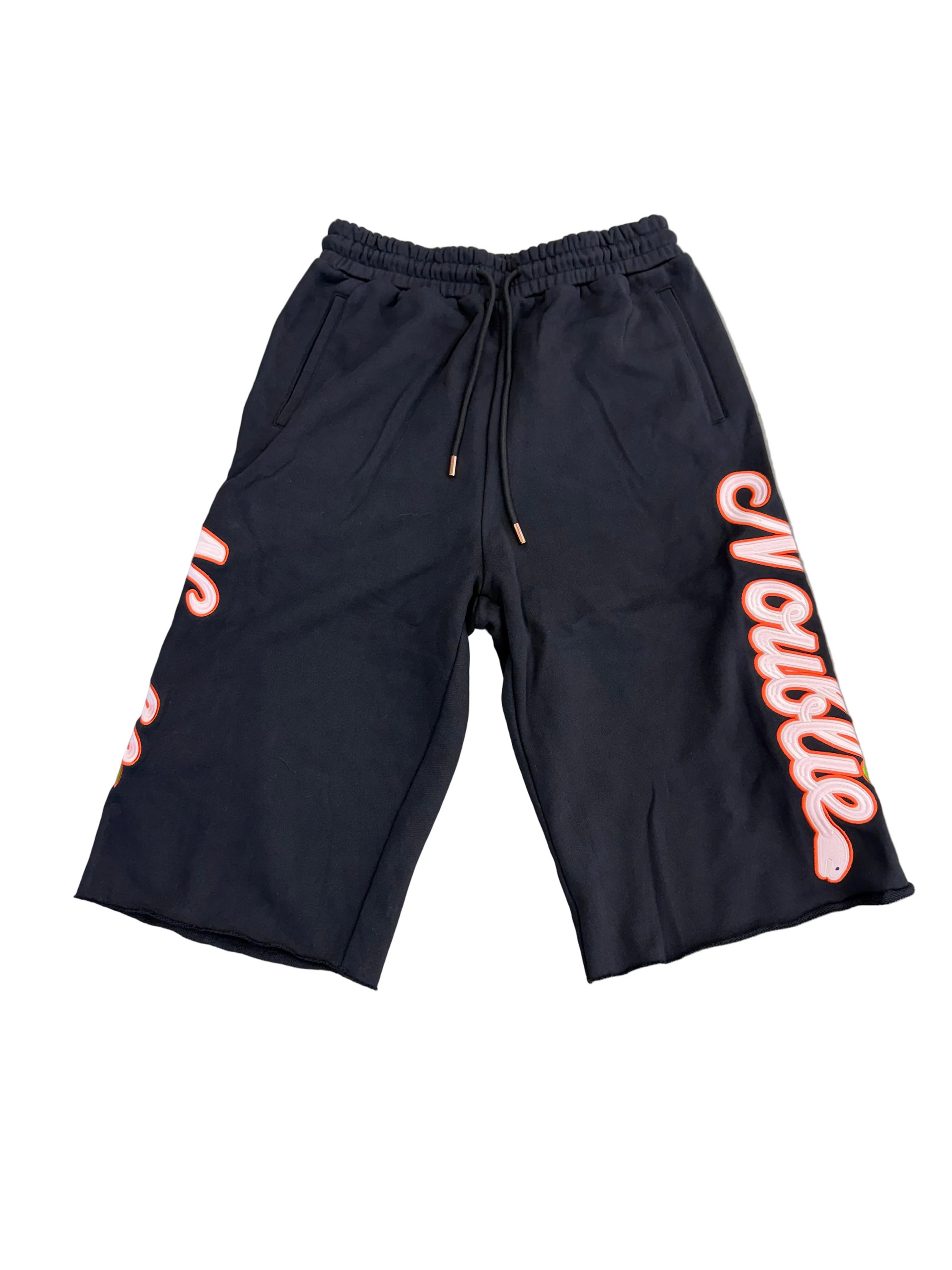 N’OUBLIE PAS EMBROIDERED LOGO SHORTS