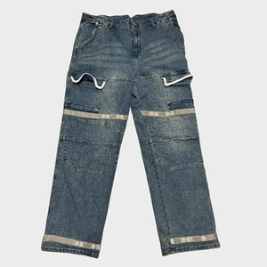HAPPY MEMORIES DONT DIE HMDD BLUE CARGO DENIM