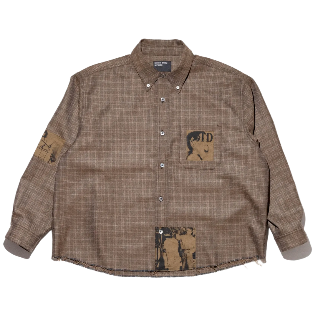ENFANTS RICHES DEPRIMES PATCHED FLANNEL