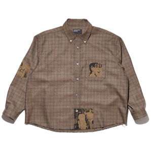 ENFANTS RICHES DEPRIMES PATCHED FLANNEL