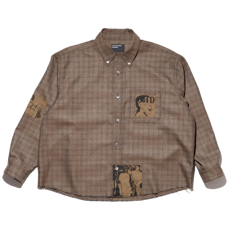 ENFANTS RICHES DEPRIMES PATCHED FLANNEL