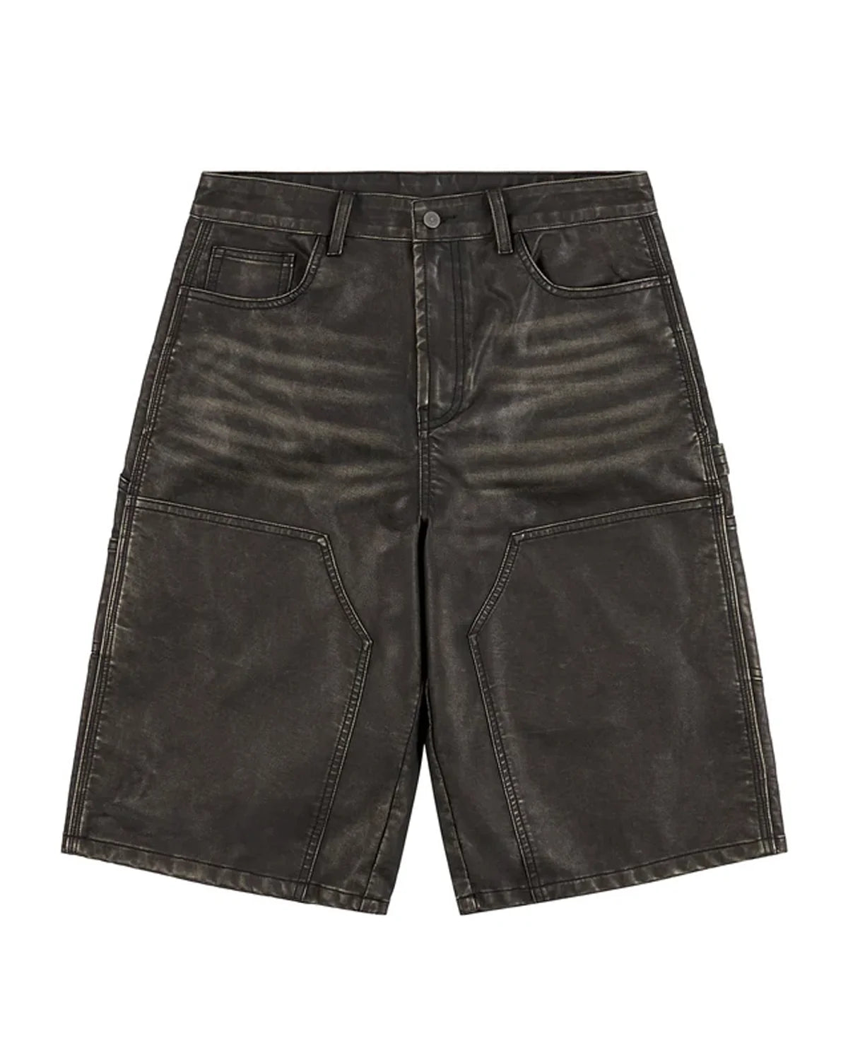 BOREDOM KILLS LEATHER SHORTS