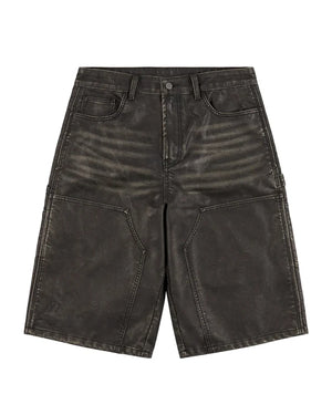 BOREDOM KILLS LEATHER SHORTS
