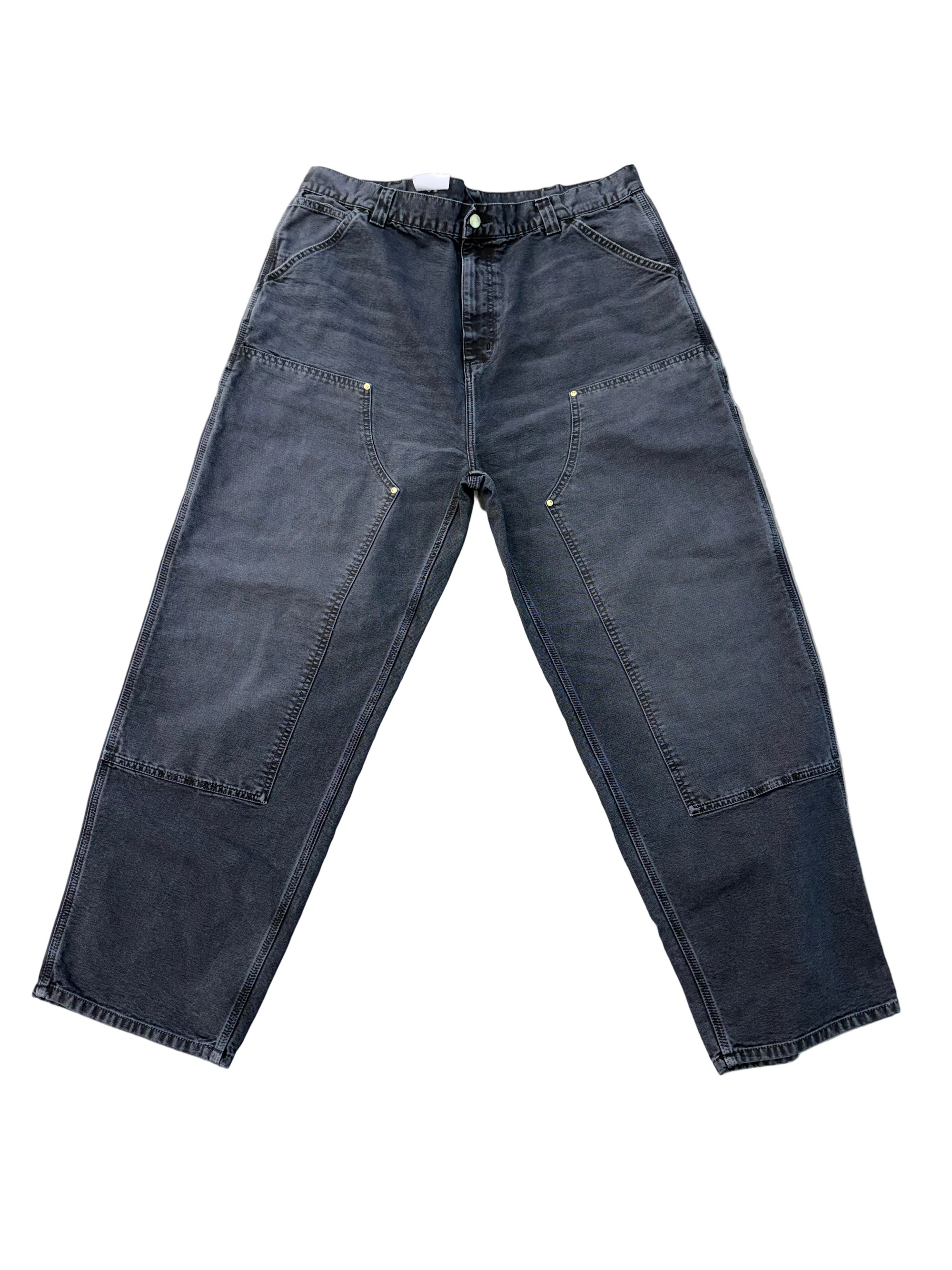 CARHARTT BLACK DOUBLE KNEE PANTS