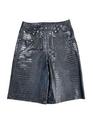 N’OUBLIE PAS LEATHER SHORTS