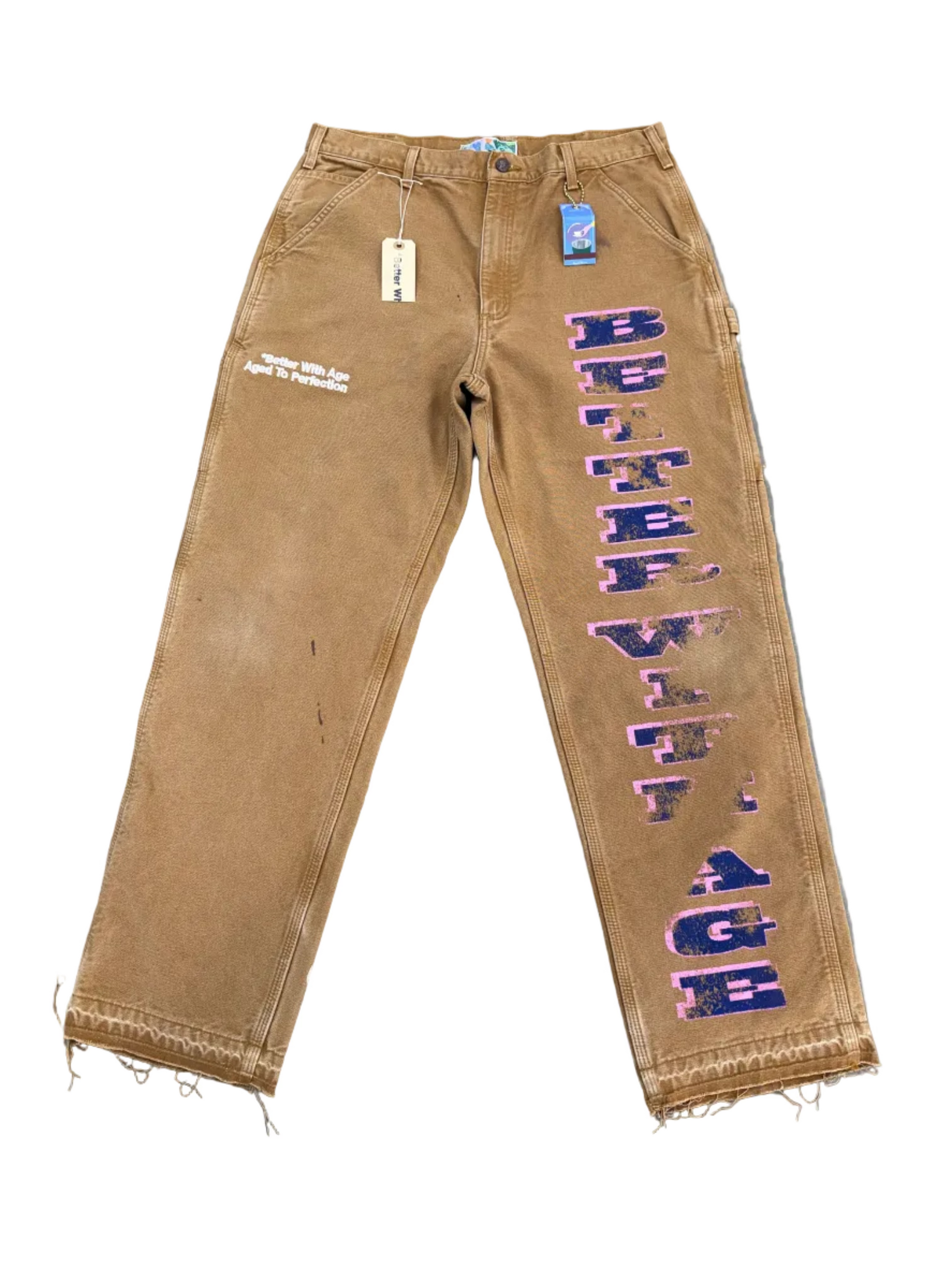 BETTER WITH AGE TAN MONIKER CARPENTER PANTS