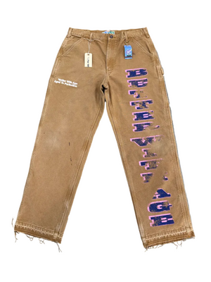 BETTER WITH AGE TAN MONIKER CARPENTER PANTS