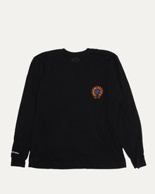 CHROME HEARTS ORANGE BLUE STAFF LONGSLEEVE TEE