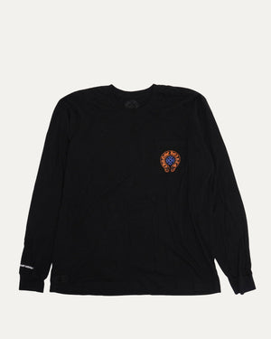 CHROME HEARTS ORANGE BLUE STAFF LONGSLEEVE TEE