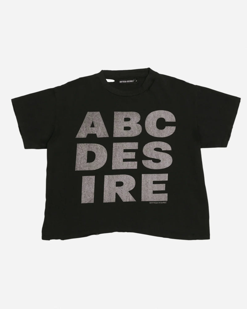 BOTTEGA DESIRES ABC DESIRES BLACK TEE