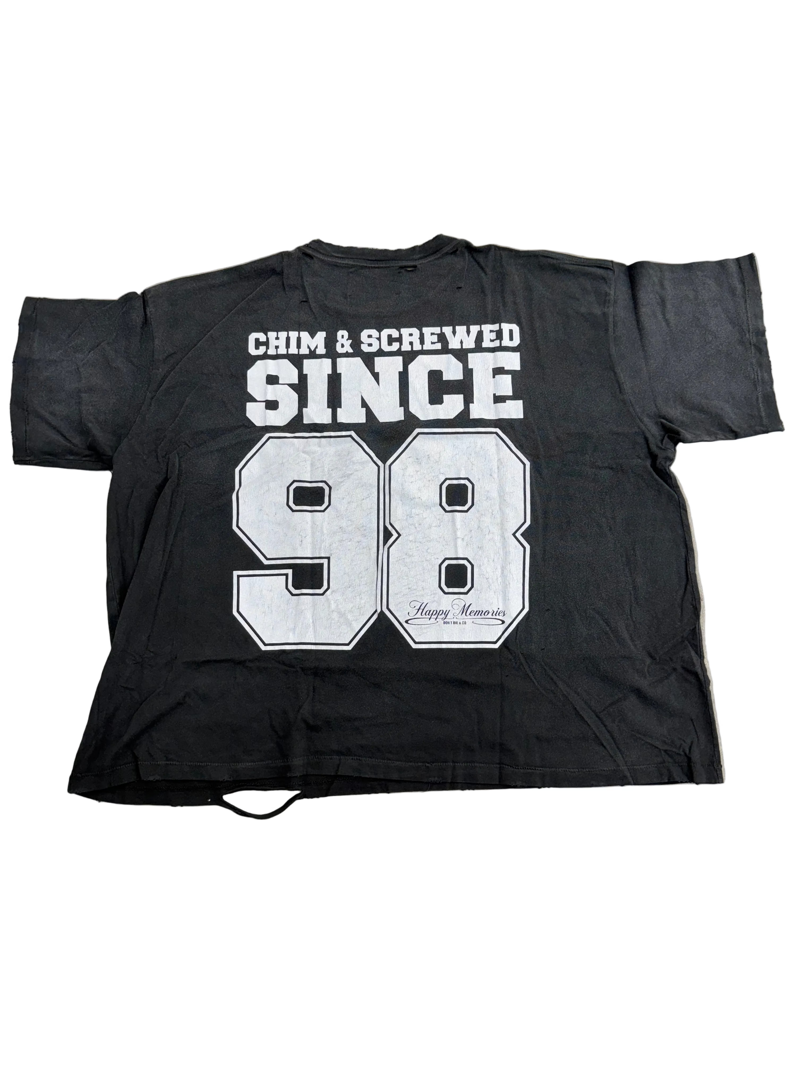HAPPY MEMORIES DONT DIE HMDD CHIM & SCREWED TEE