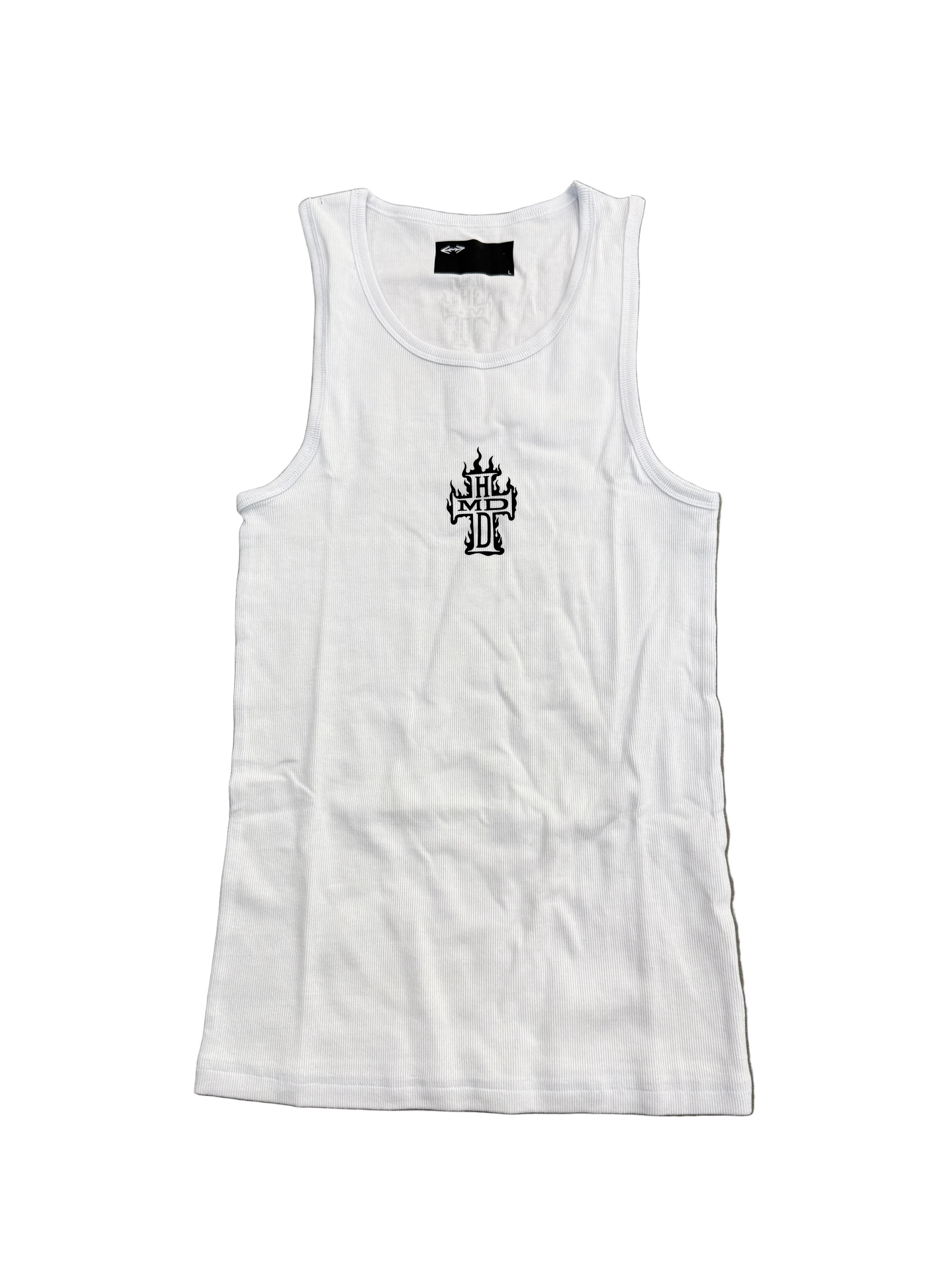 HAPPY MEMORIES DONT DIE HMDD HOLY GHOST WHITE TANK