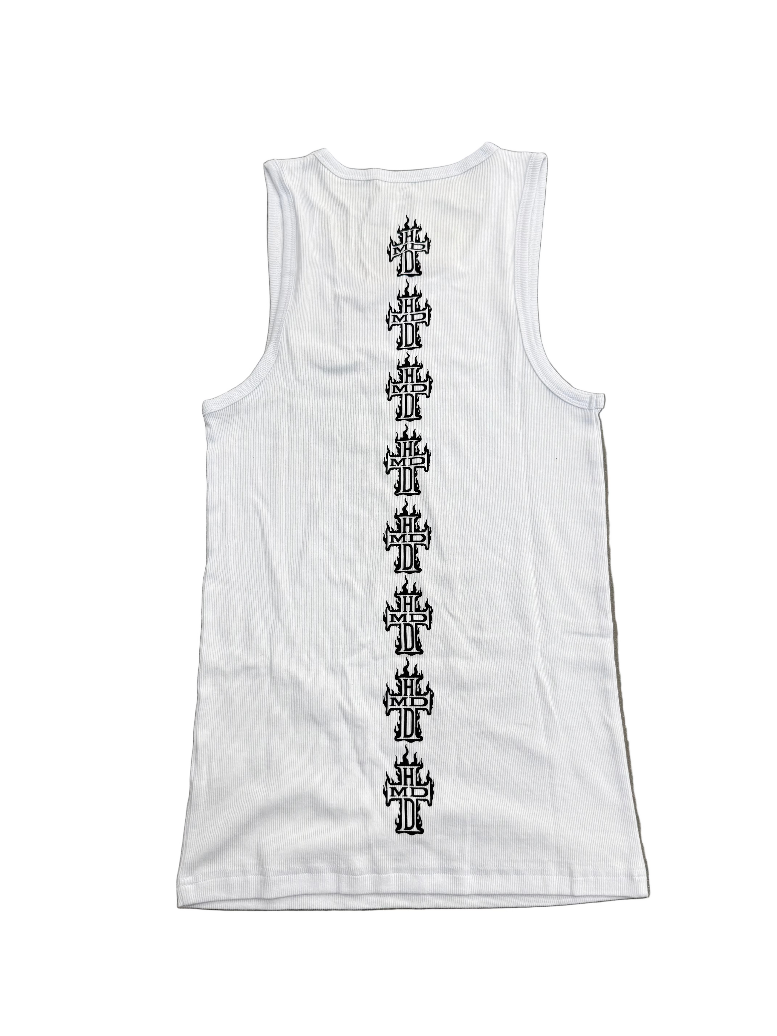 HAPPY MEMORIES DONT DIE HMDD HOLY GHOST WHITE TANK