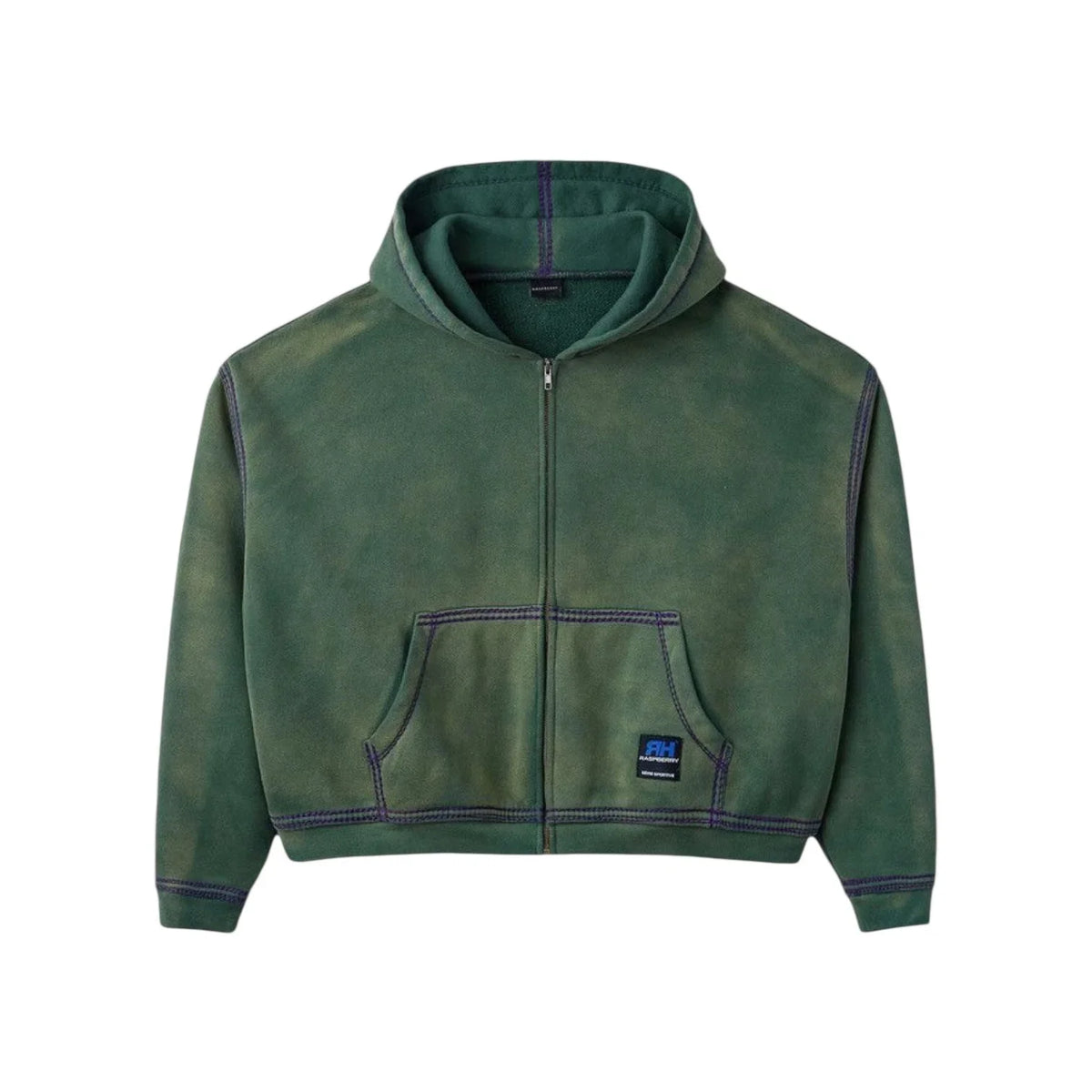 GOLD+VINTAGE GALLERY RASPBERRY HILLS SKUNK ZIP UP HOODIE