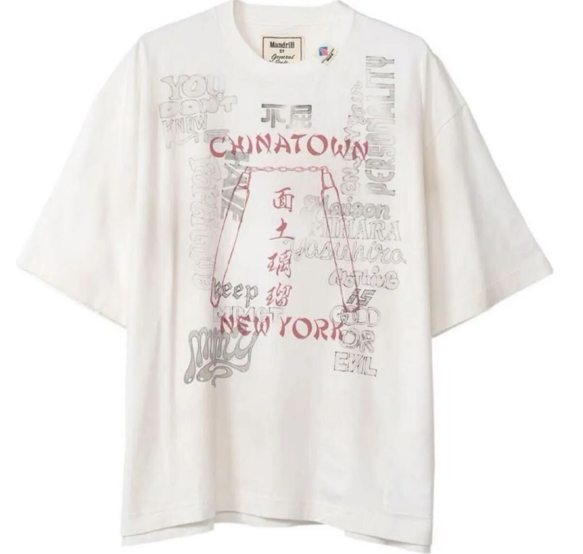 MAISON MIHARA X MANDRILL CHINATOWN TEE