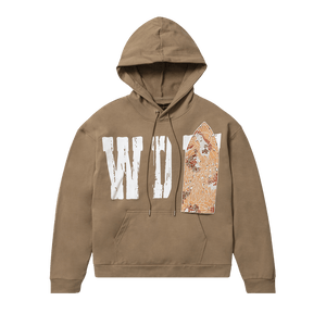 WHO DECIDES WAR PATCH HOODIE SAGE