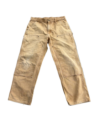 CARHARTT TAN CARPENTER WORK PANTS