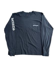 CHROME HEARTS CEMETERY CROSS POCKET LONGSLEEVE TEE