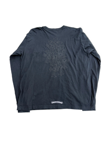 CHROME HEARTS CEMETERY CROSS POCKET LONGSLEEVE TEE