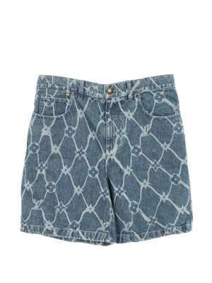 LOUIS VUITTON FISHNET MONOGRAM SHORTS